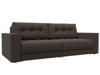 Диван прямой с декором Лига-049 НПБ, рогожка Амур