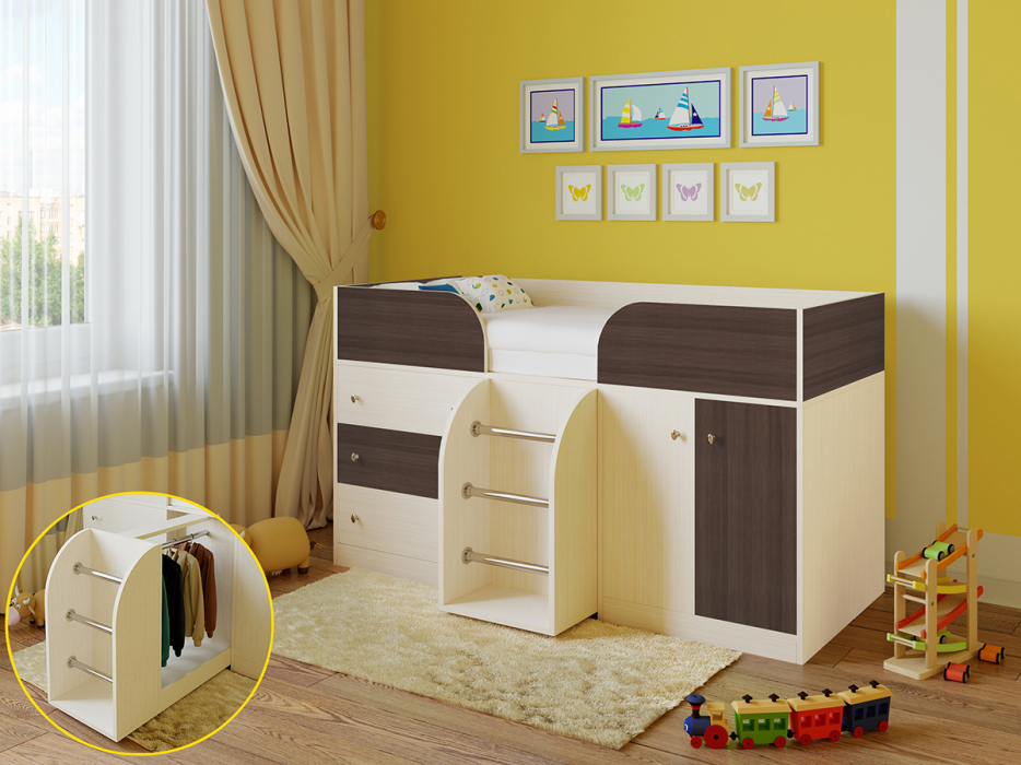 Детские кровати, Кровать-чердак Астра 5