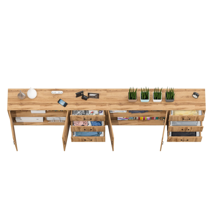 Комоды, Две тумбы-комода широких РВК 123-1604