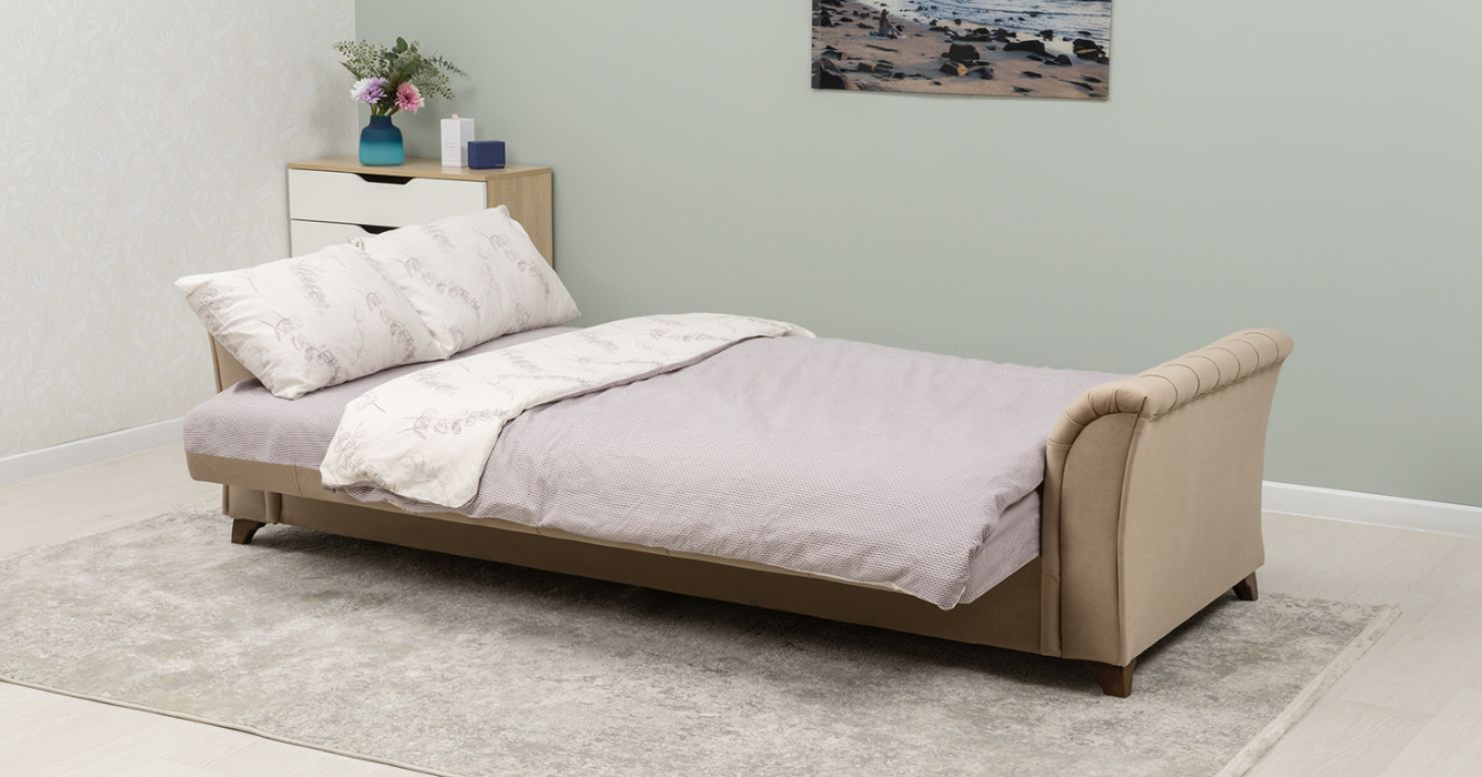 Диваны с ящиком для белья, Диван прямой Ирис