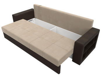 Диван прямой Дубай Лайт, велюр/экокожа