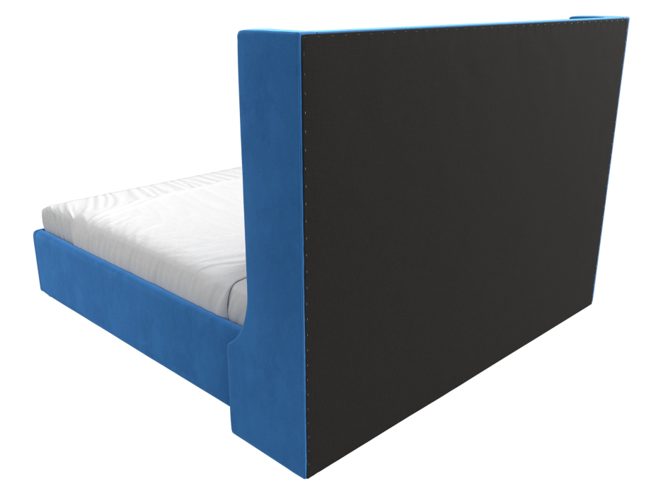 Мягкая кровать, Кровать интерьерная Ларго 160, велюр