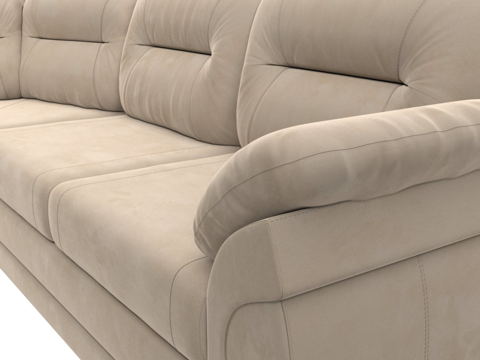 Диваны угловые в гостиную, Диван угловой Бруклин левый угол, велюр