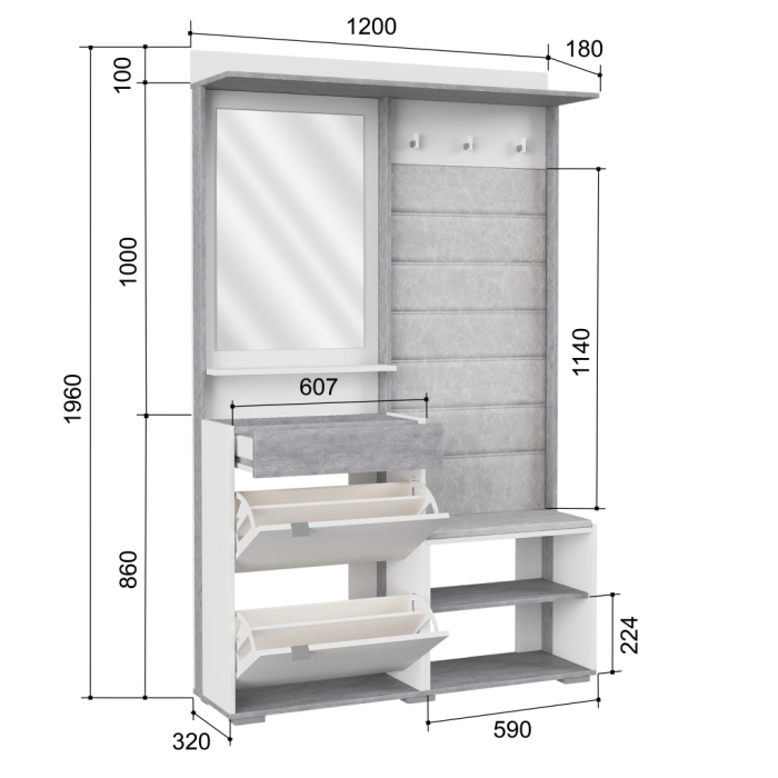 Прихожие, Прихожая Акация №3