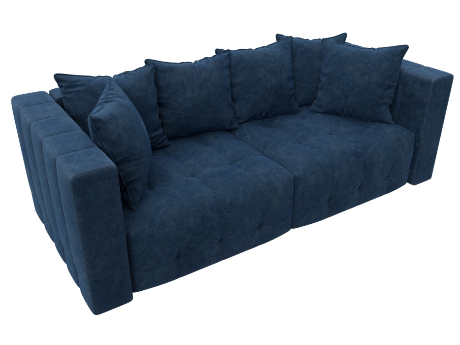 Дизайнерские диваны для гостиной, Диван прямой Лига-052 НПБ, велюр BRUT