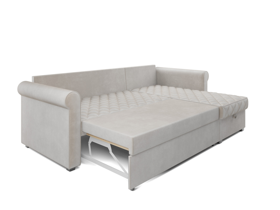 Диваны угловые в гостиную, Диван угловой Берлин (Бархат)