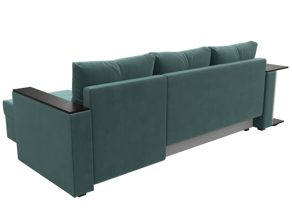 Диваны угловые в гостиную, Угловой диван Атланта правый угол, велюр