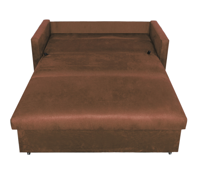 Диваны с ящиком для белья, Диван-кровать выкатной Идея 120 велюр