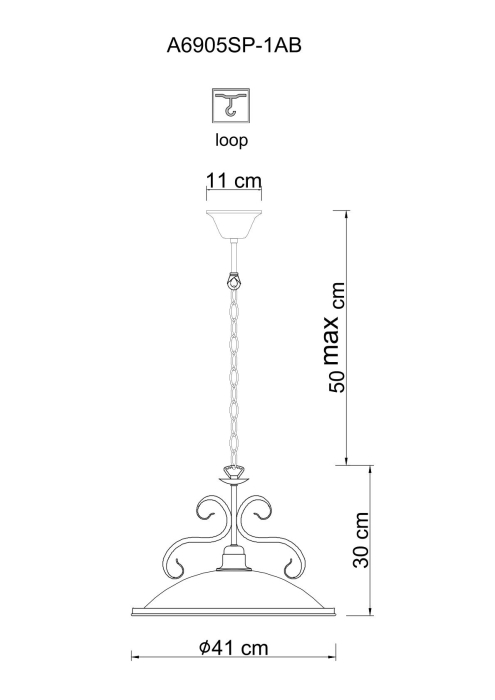 Светильник подвесной, Подвесной светильник SAFARI
