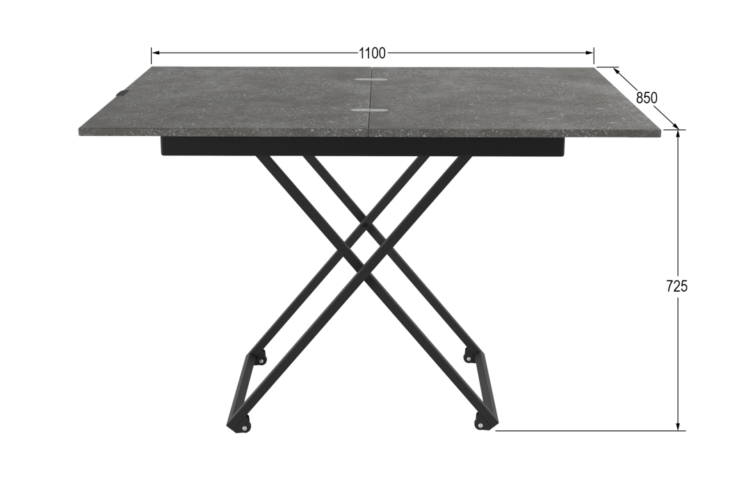 Столы-трансформеры, Стол универсальный трансформируемый АНДРЭ Loft