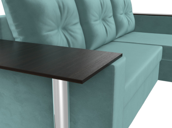 Угловой диван Атланта правый угол, велюр