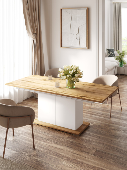 Обеденные столы, Стол обеденный раздвижной, Кухонный стол Принцесса Мелания, 1500(2000)х900х750 мм