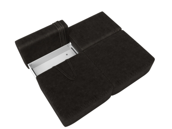 Диван прямой модульный Лига-060 НПБ, велюр BRUT