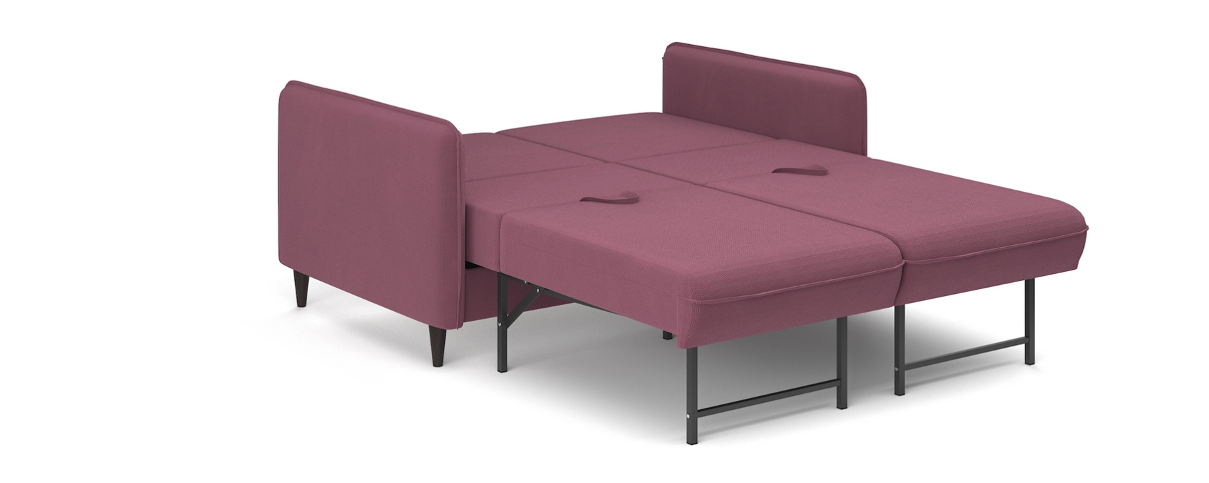 Дизайнерские диваны для гостиной, Диван-кровать Фьорд SMART 140, велюр