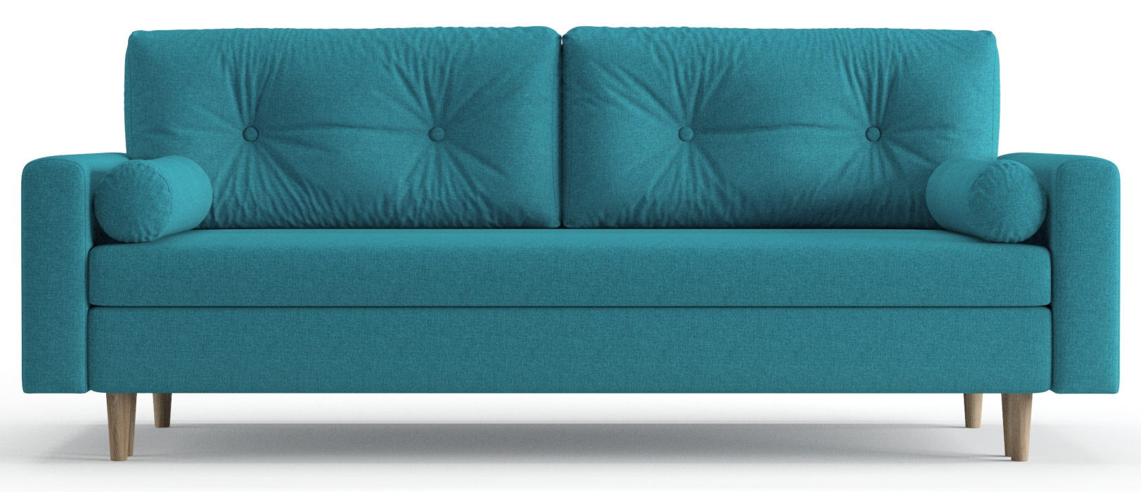 Диваны еврокнижки, Диван-кровать Таврида, пружинный блок, рогожка