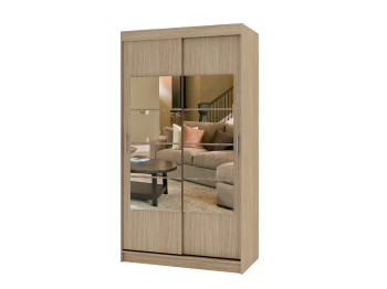 Шкаф купе РИФ-2 ЗЕРКАЛО вариант 3 габарит 1200х600х2000