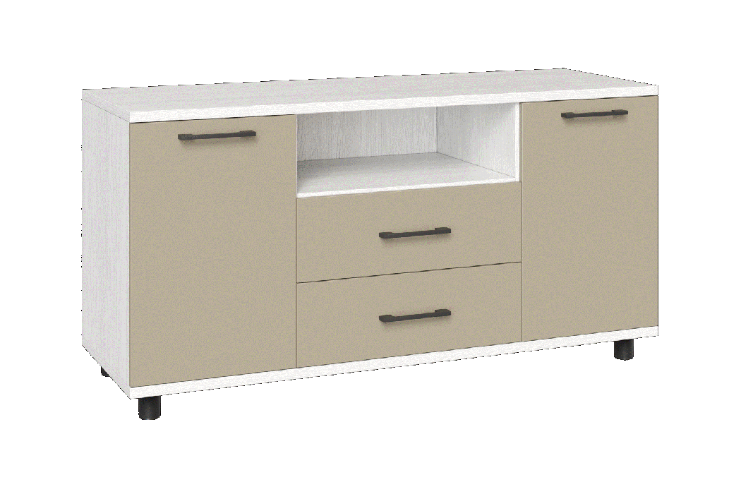 ТВ-тумбы, Модульная система Грейс Тумба ТБ-5022  Снежный Ясень