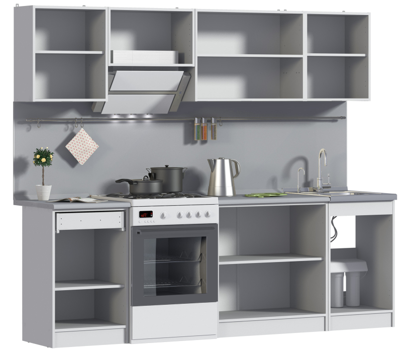 Кухонные гарнитуры, Кухня Виктория СБ-240/1 2,4 м