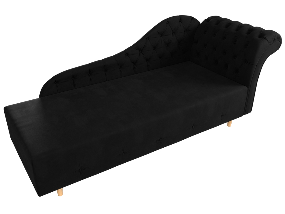 Кушетка диван, Кушетка Камерон правая, микровельвет