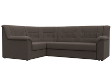 Диваны угловые в гостиную, Диван угловой Карелия левый угол, рогожка Амур