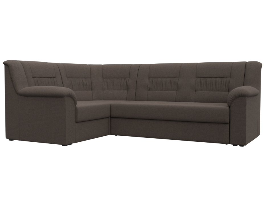 Диваны угловые в гостиную, Диван угловой Карелия левый угол, рогожка Амур