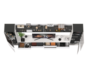 Сидней мебель в гостиную корпусная № 123