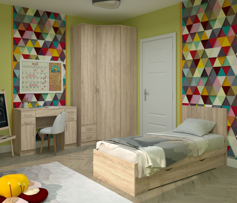 Для одежды, Шкаф Фреш угловой УФР 1-2