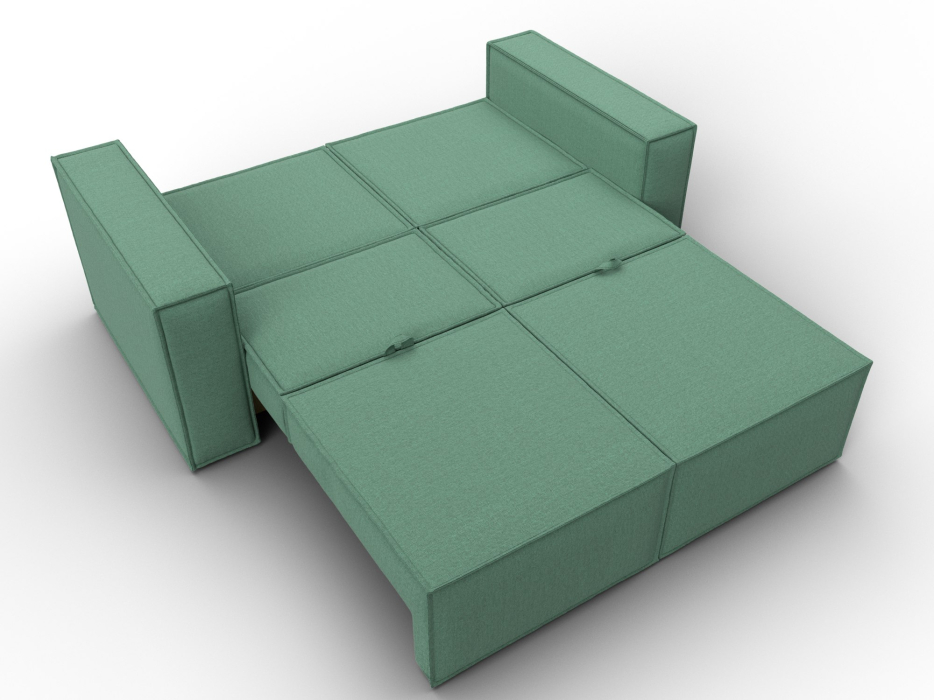 Диваны кровати со спальным местом, Диван прямой Куба мини, рогожка Амур