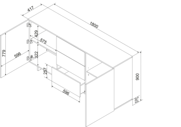 Комод Алма-2