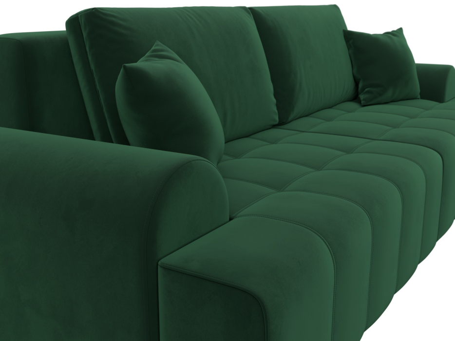 Диваны еврокнижки, Диван прямой Лига-080, велюр SEVEN