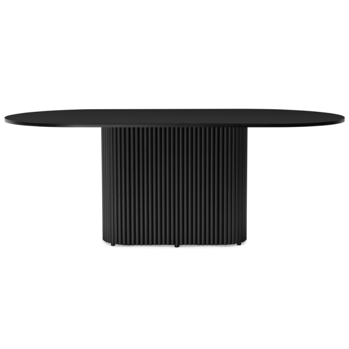 Обеденные столы, Стол Барон О 200 х 90 (черные ноги)