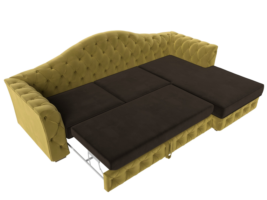 Диваны угловые в гостиную, Диван угловой Артис правый угол, микровельвет