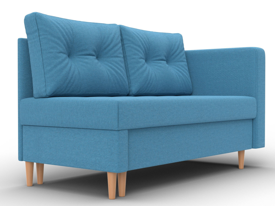 Маленькие спальные диваны, Кушетка Лига-098, рогожка Амур