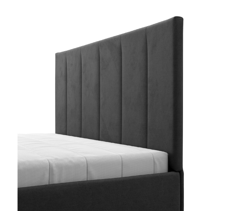 Кровати 140 см, Кровать Джейн 140х200 с кроватным основанием, велюр