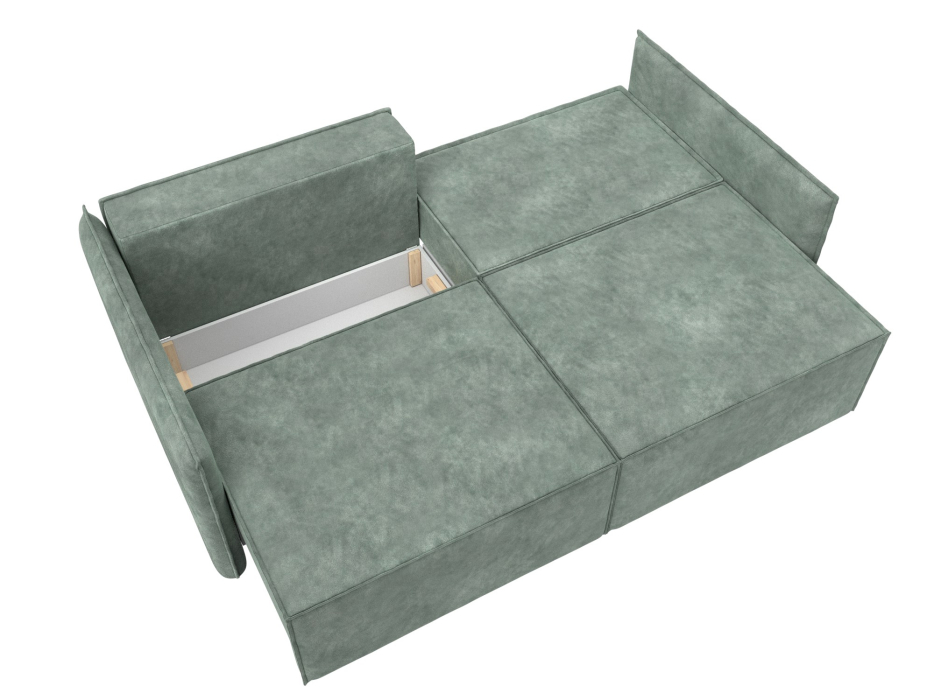 Диваны с ящиком для белья, Диван прямой Либерти, велюр BRUT