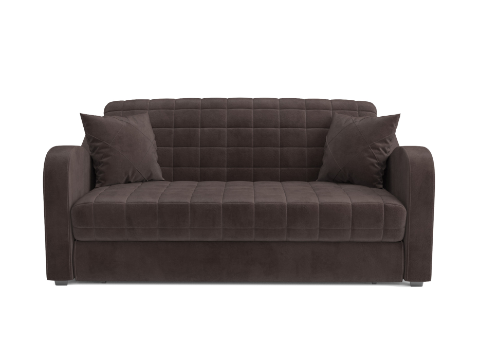 Диваны с ящиком для белья, Диван аккордеон Барон №4 ППУ 120х200 Микровелюр