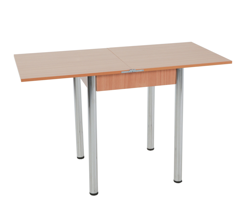 Обеденные столы, Стол обеденный раскладной 80 хром