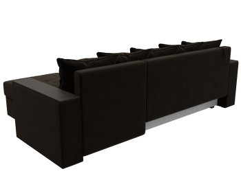 Диван угловой Дубай Лайт угол универсальный, микровельвет