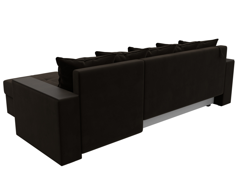 Диваны угловые в гостиную, Диван угловой Дубай Лайт угол универсальный, микровельвет