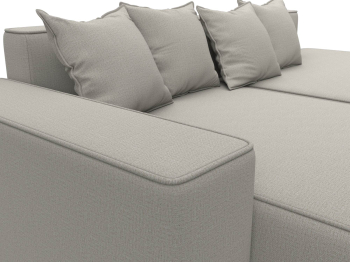 Диван угловой Лига-079 угол левый, рогожка Амур