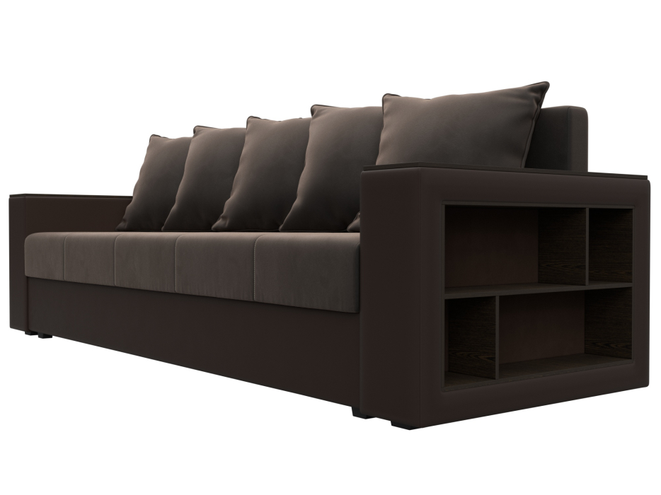 Диваны прямые, Диван прямой Дубай Лайт, велюр/экокожа