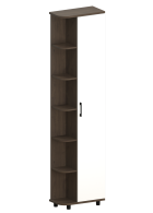 Шкафы одностворчатые, Модульная система Грейс Шкаф ШК-5025  Гикори Джексон Темный