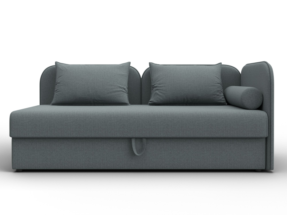 Диваны кровати прямые, Тахта Лига-094 НПБ, рогожка Амур