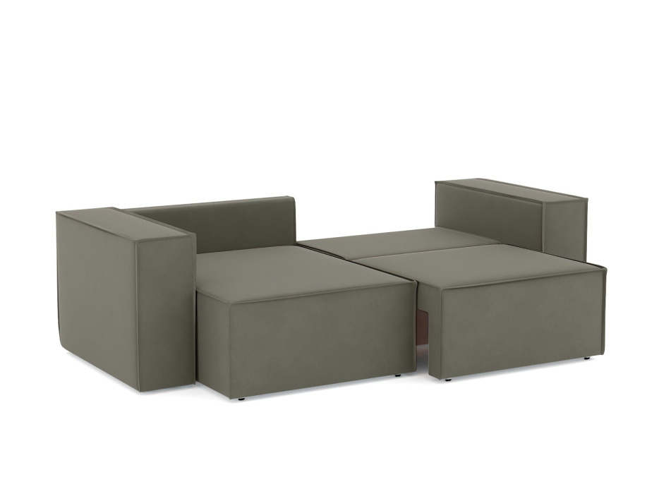 Диваны угловые в гостиную, Диван-кровать угловой Лофт, велюр