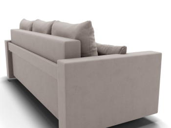 Прямой диван Адам,еврокнижка,велюр