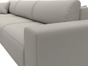 Диван угловой Лига-036 НПБ Классик Лонг левый угол, рогожка Амур