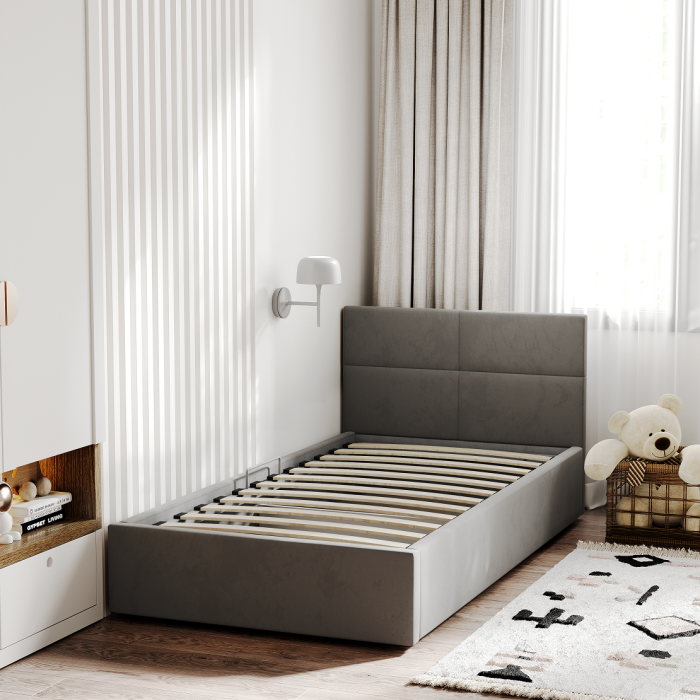 Кровати с мягким изголовьем, Кровать полутороспальная Меркурий-5 120*200