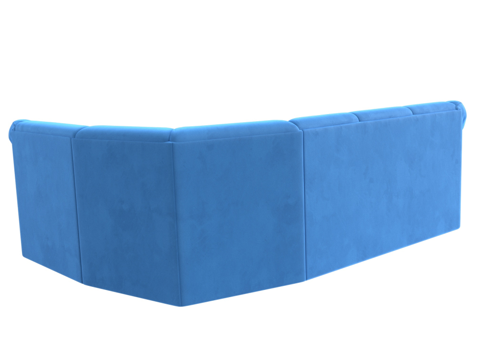 Диваны угловые в гостиную, Диван угловой Карнелла правый угол, велюр