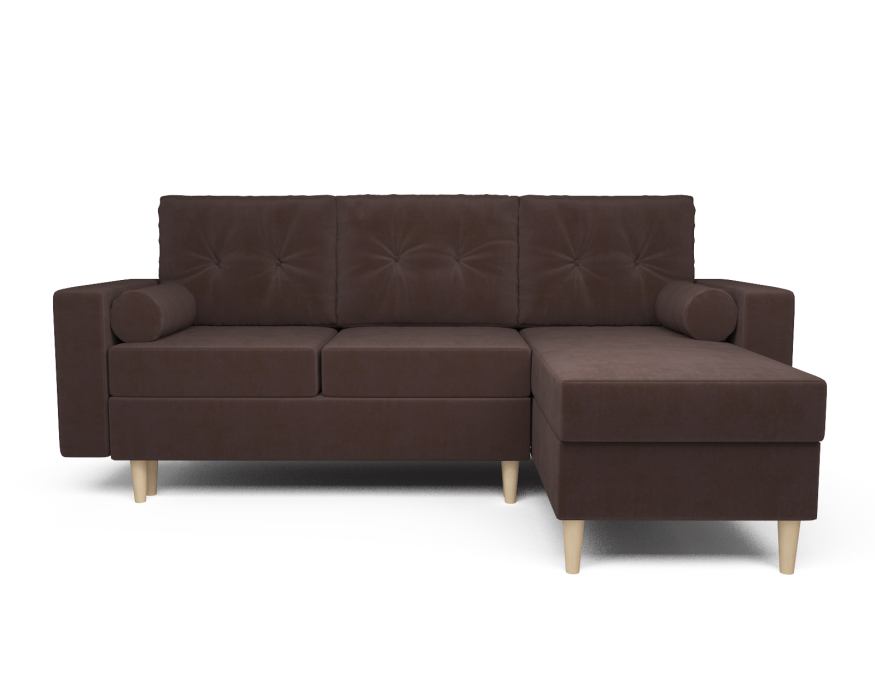 Диваны угловые в гостиную, Диван угловой Белфаст (Велюр)