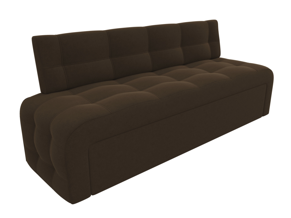 Диваны прямые кухонные, Кухонный прямой диван Люксор, микровельвет